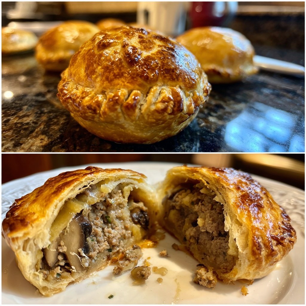 Mini Beef Wellington mit Pilzen