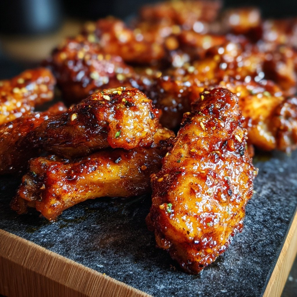 Bonchon Soja Knoblauch Hühnerflügel