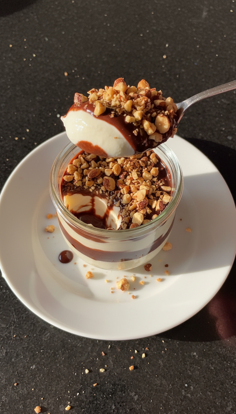 Nussige Joghurt Schoko Becher​