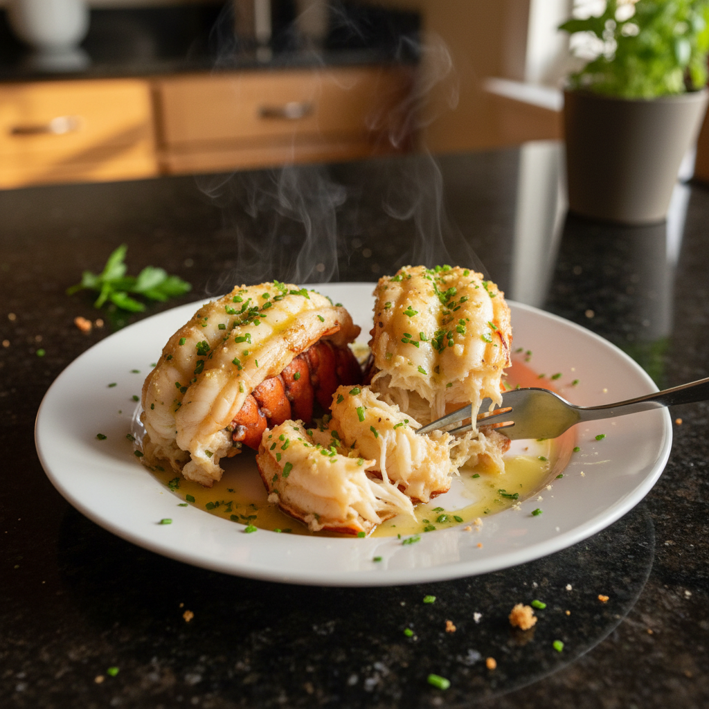 Elegantes Hummer Schwänze Dinner