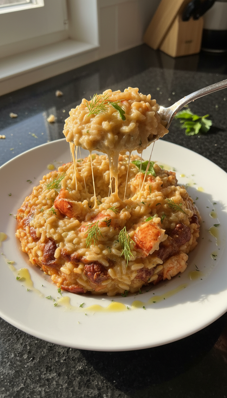 Cremige Hummer Risotto Schale​