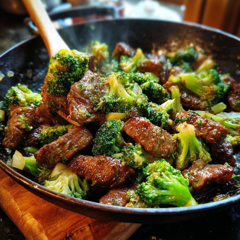 Rindfleisch Brokkoli Rührbraten