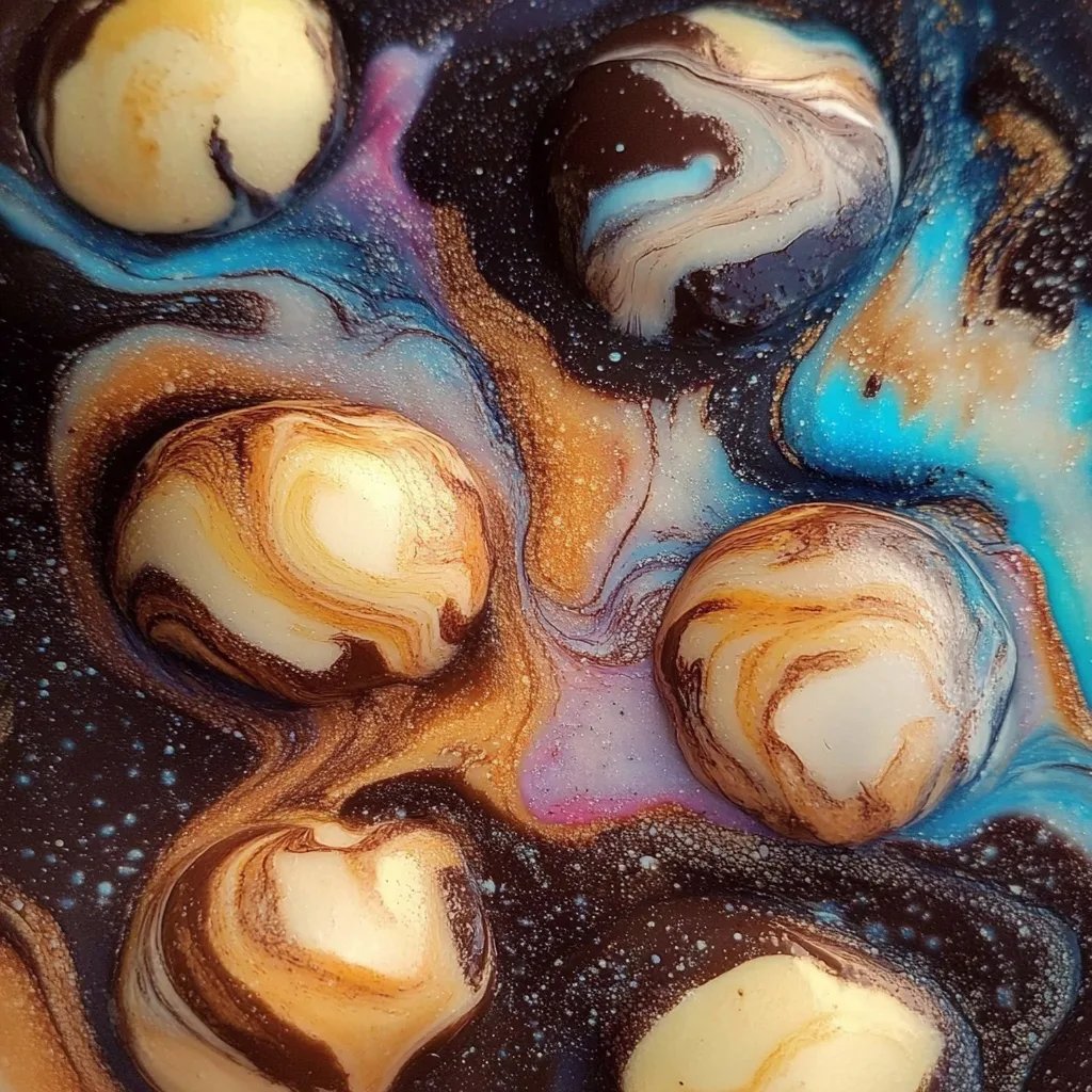 Marmorplätzchen, die im Mund schmelzen