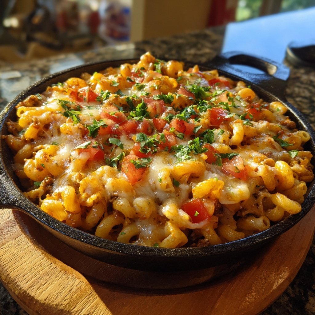 Verführerischer Taco-Pasta-Genuss