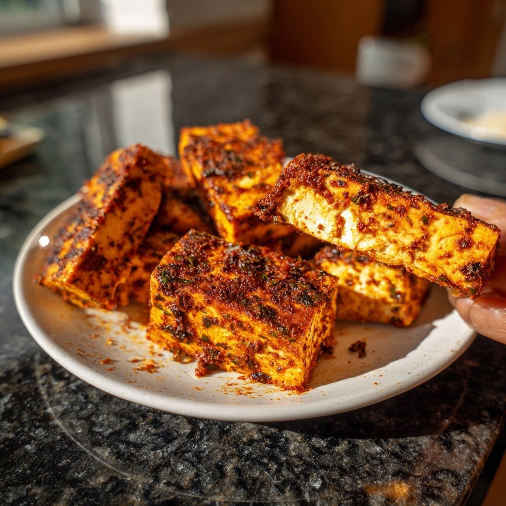 Würziger Jamaika Jerk Tofu