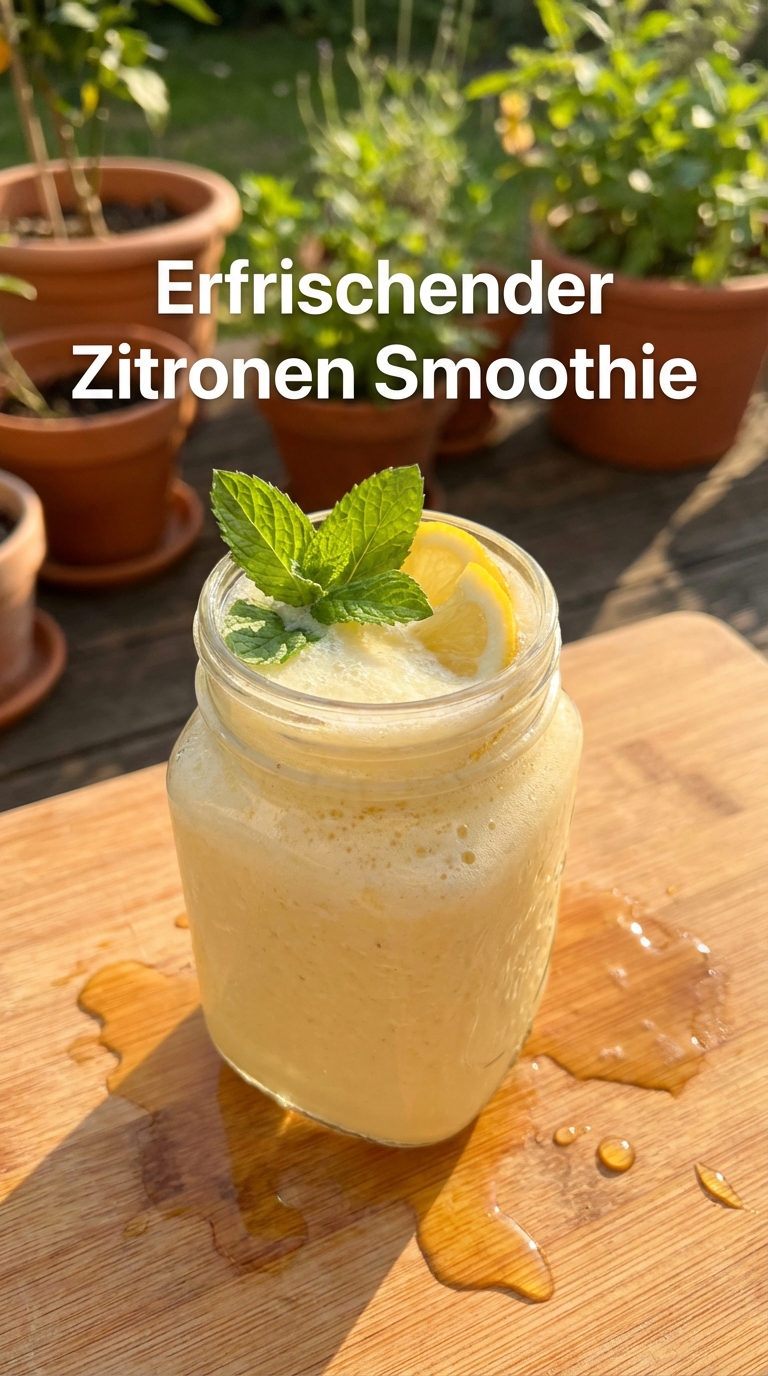 Erfrischender Zitronen Smoothie
