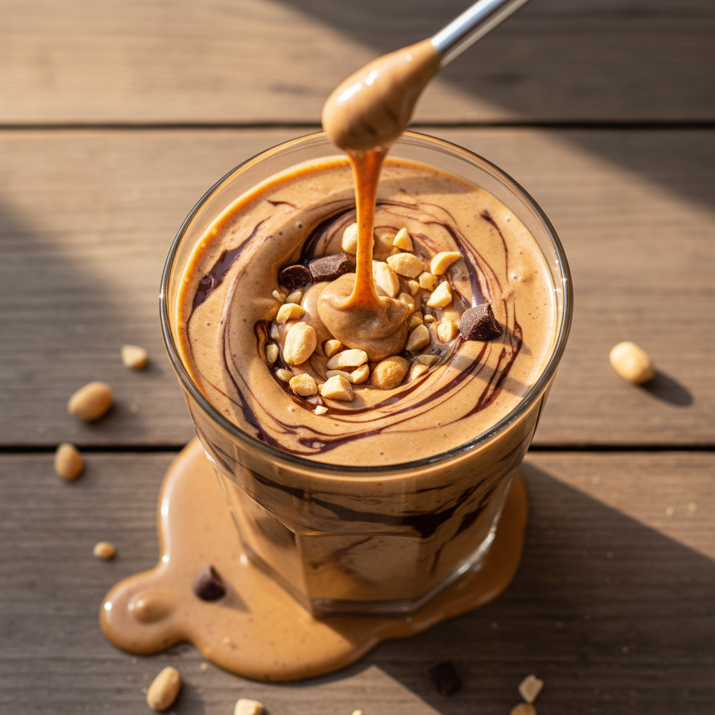 Erdnussbutter Cup Smoothie