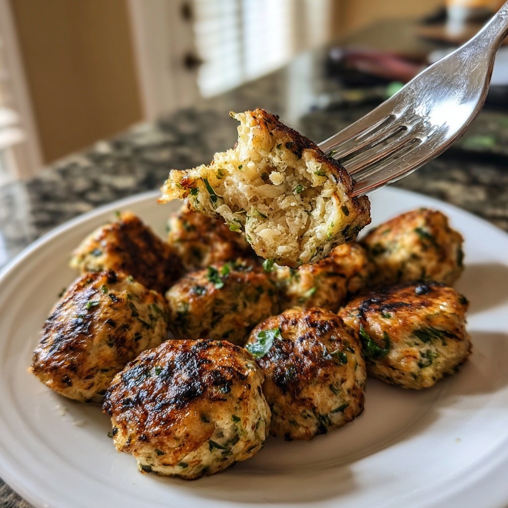Truthahn Zucchini Fleischbällchen