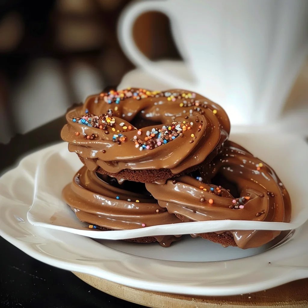 Einfaches Schokoladen-Spritzgebäck