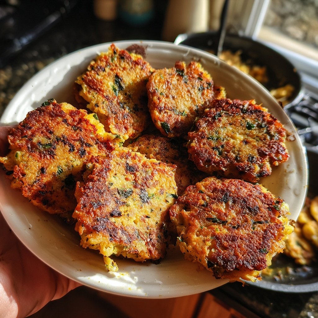 Knusprige Lachs-Kartoffelpuffer