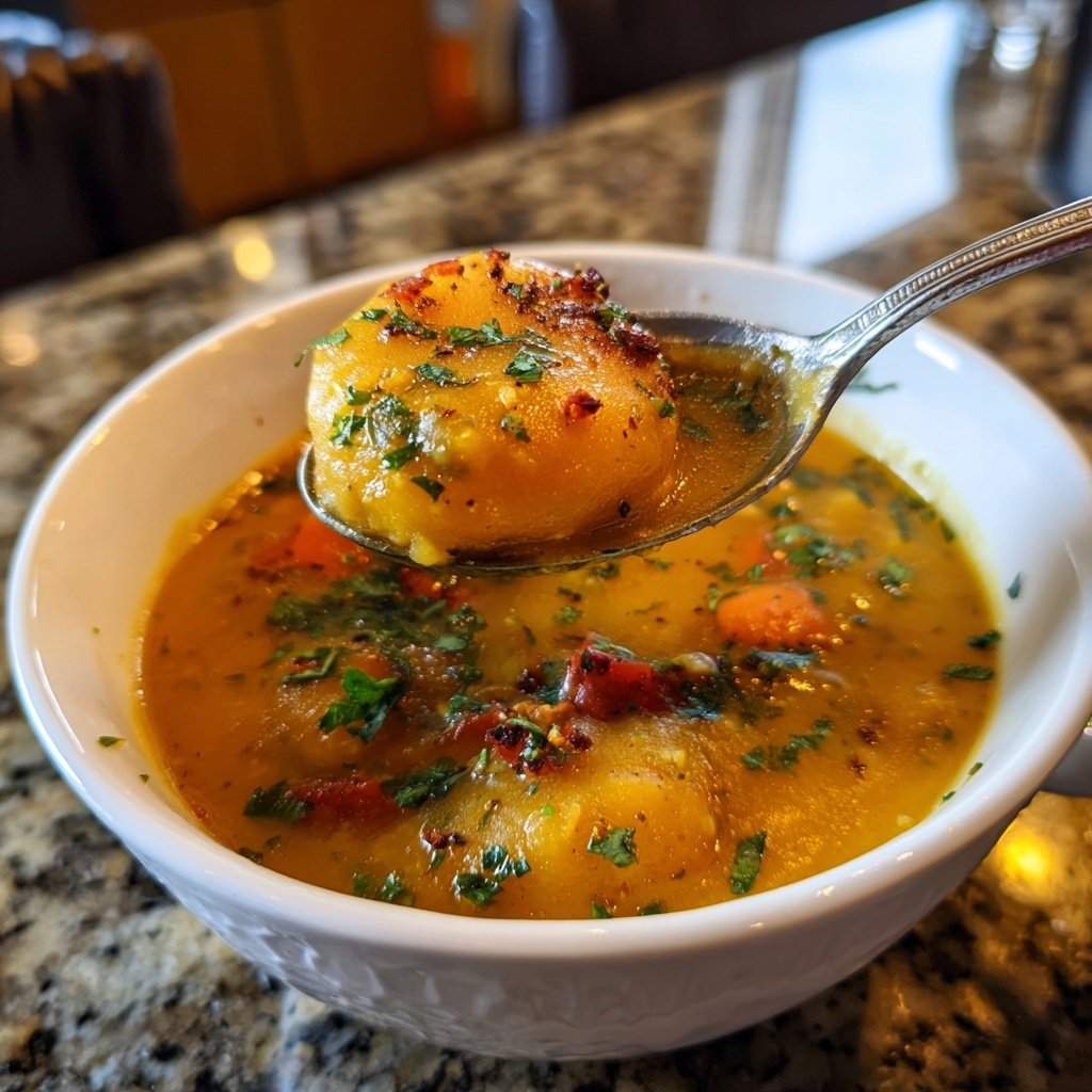 Italienische Linsensuppe mit frischen Kräutern