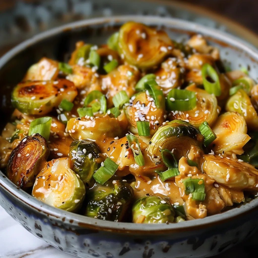 Cremige Rosenkohlpfanne