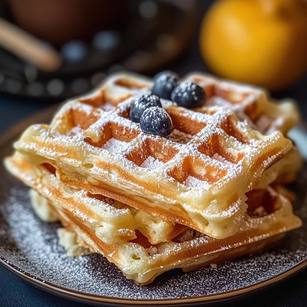 Omas fluffige Waffeln einfach und lecker