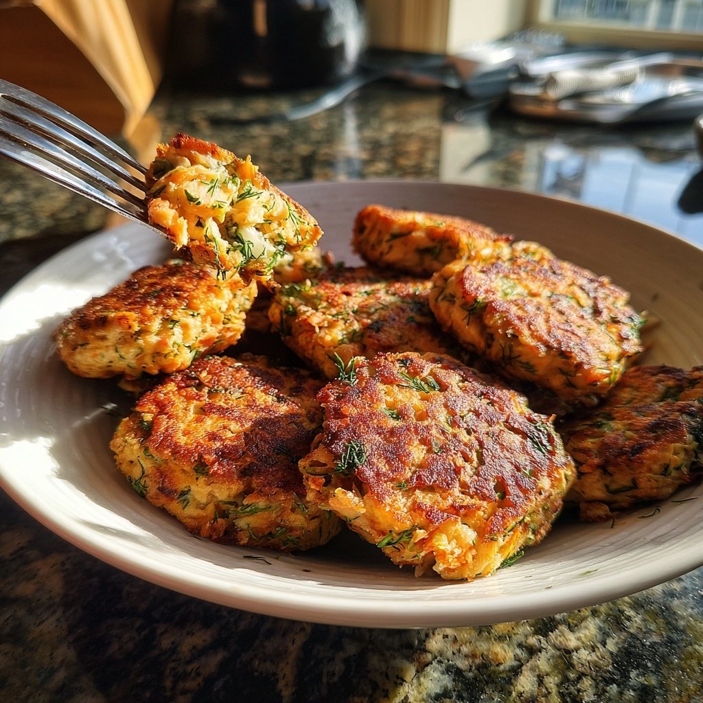 Herzhafte Lachs-Patties mit Dill